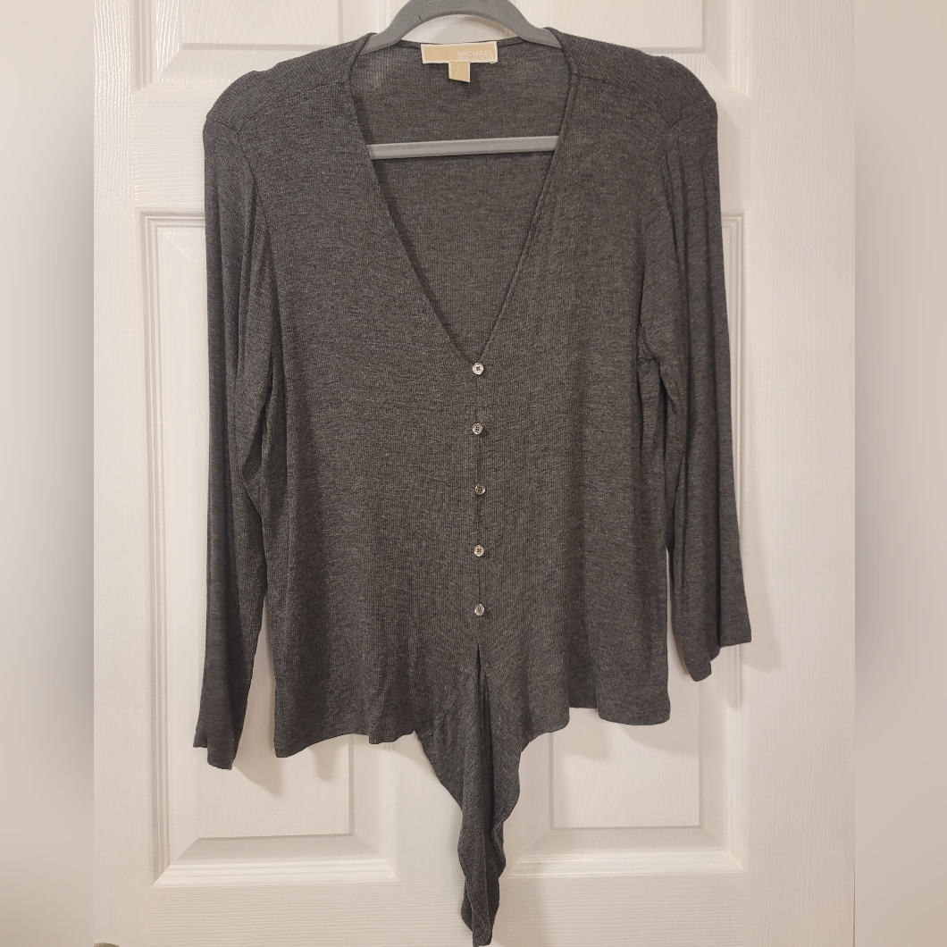 Low Cut Tie Up Sweater